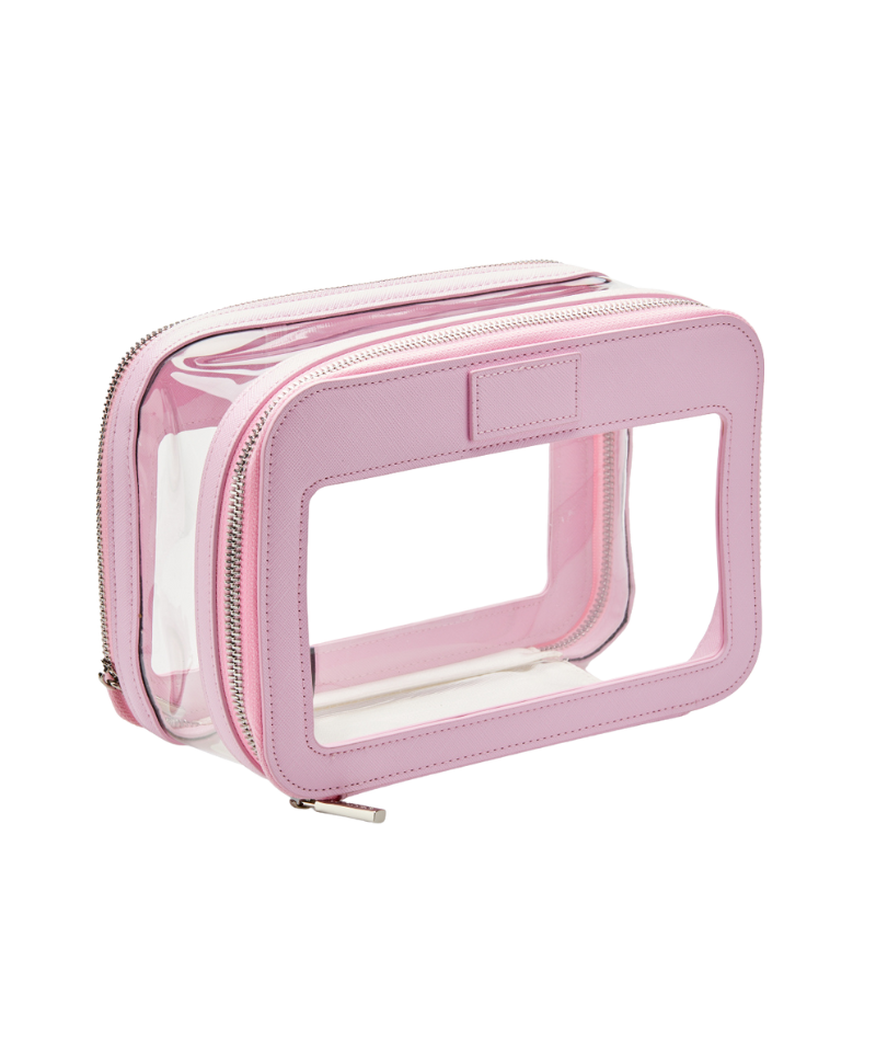 Clear Makeup Case: Lavender Pink - Collective