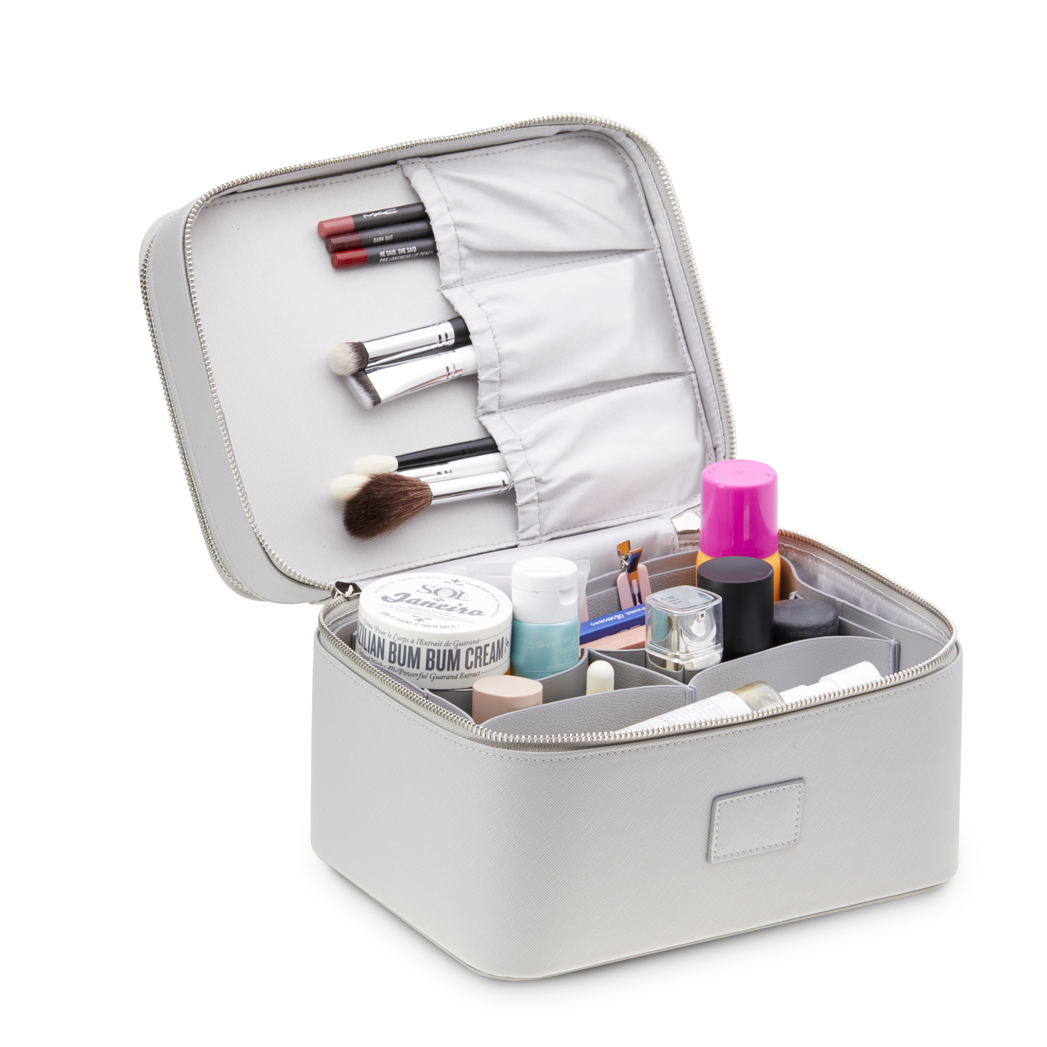 OCHEAL Makeup Brush Holders, 3 Pack of Makeup Brush Organizer Travel Case  Retractable Plastic Travel Makeup Brush Holder For Vanity Makeup Artist