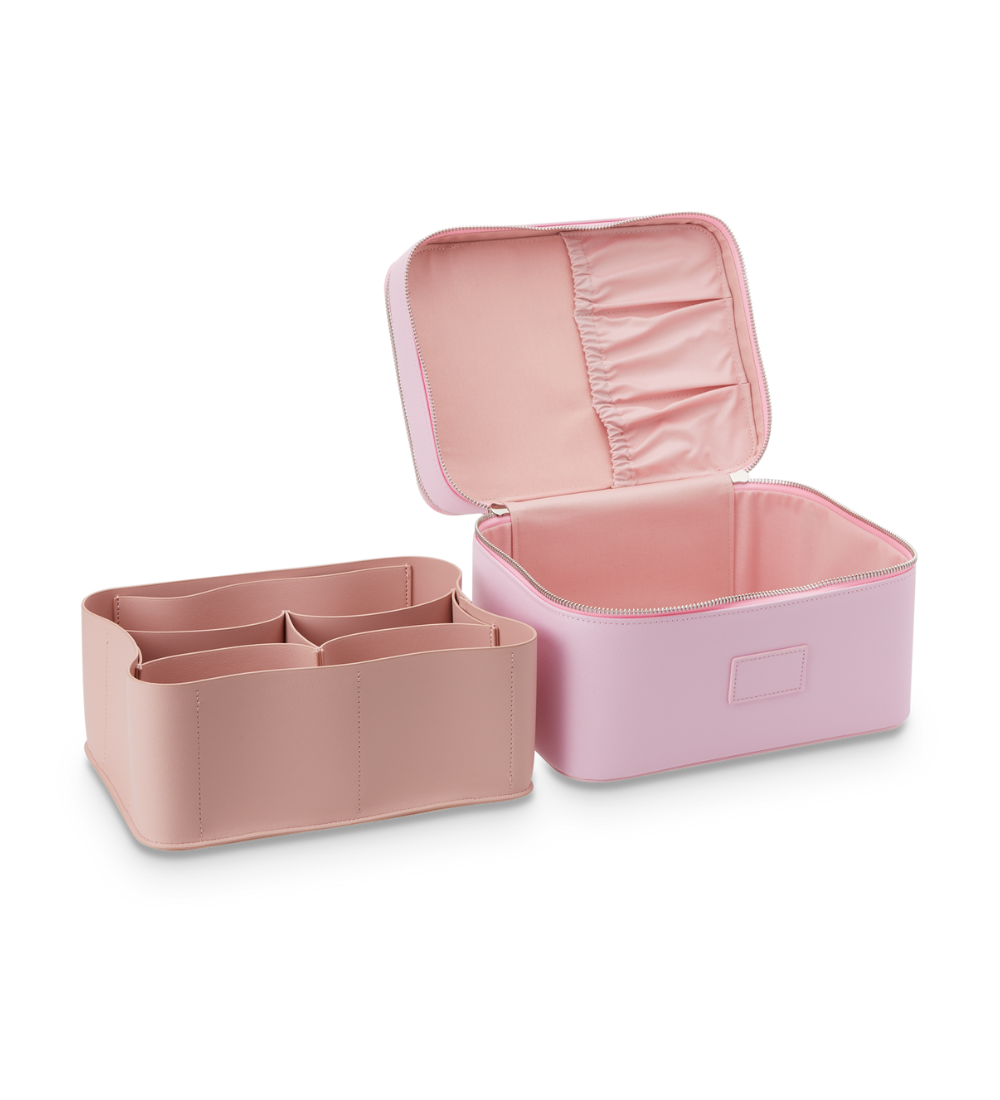 Beauty Box Small Pink Cosmetic Case