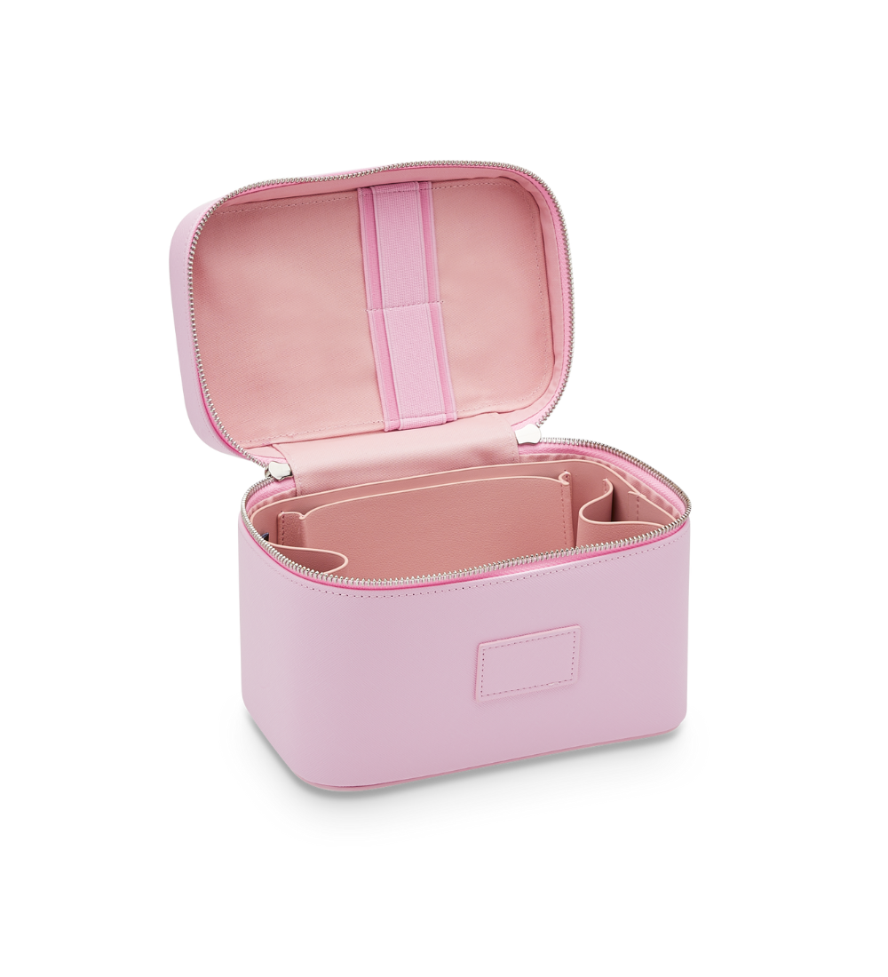 Etoile Collective Clear Makeup Travel Case: Lavender Pink