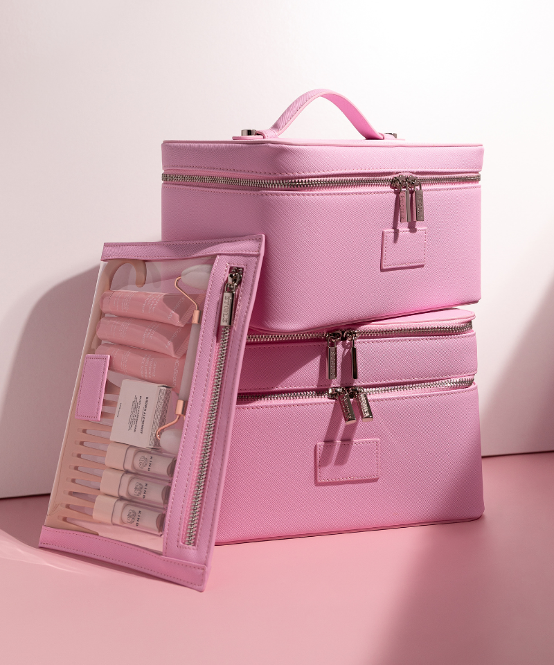Etoile Collective Duo Vanity Case: Lavender Pink