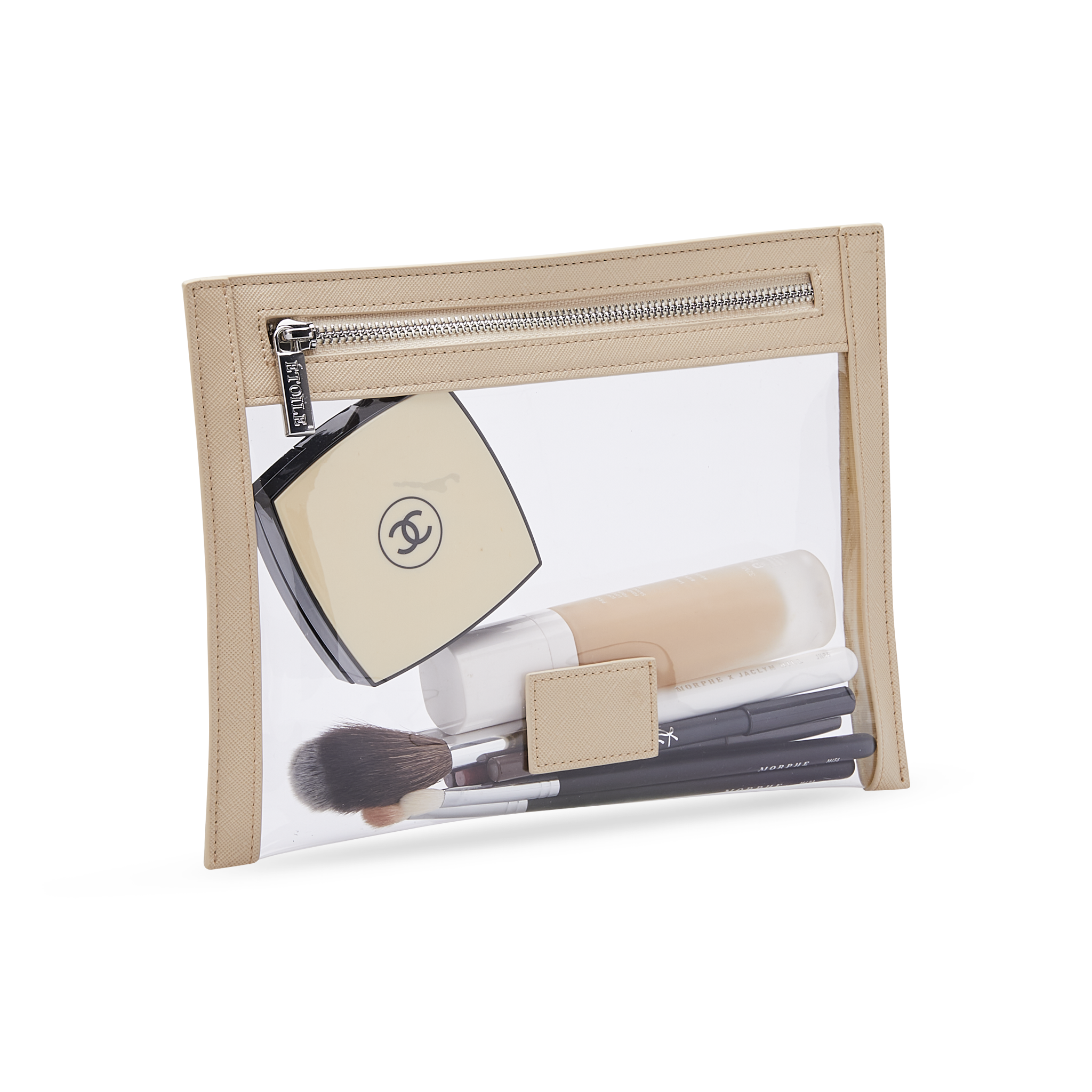 Etoile Collective Clear Pouch: Beige