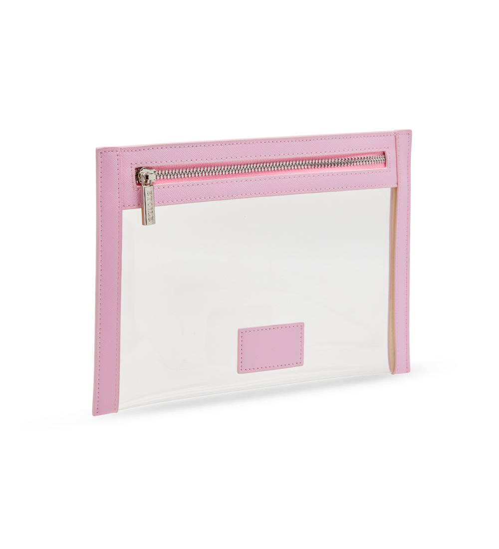 Clear Pouch: Lavender Pink