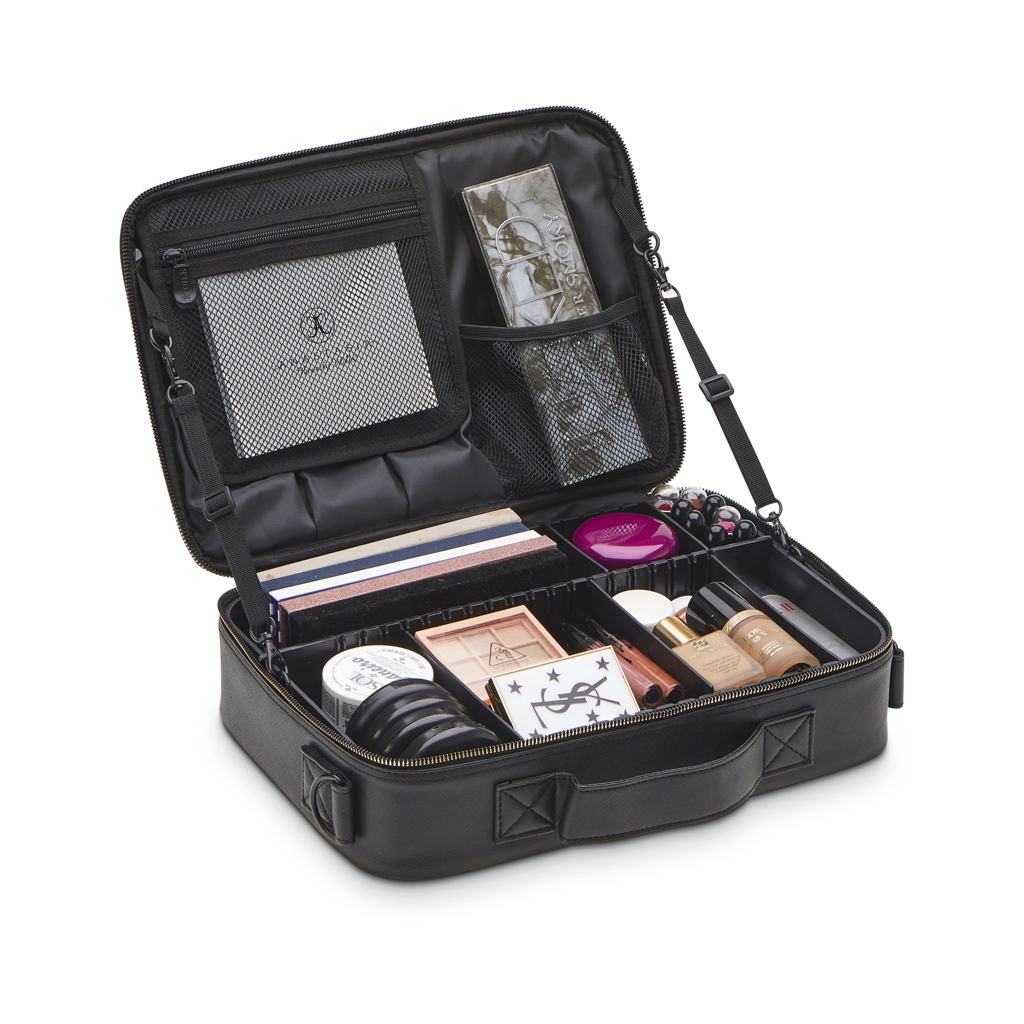  Estee Lauder Red Velveteen Makeup Cosmetics Train Case Travel  Storage Bag : Beauty & Personal Care